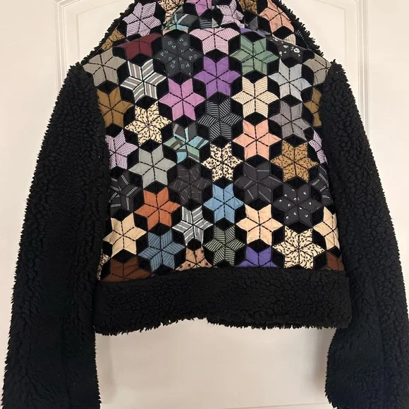 Sea New York Black Sherpa Puffer Jacket - Picture 3 of 13